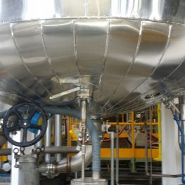 Testata a spicchi alluminio reattore | ISOLTUBI 2 Srl Roma